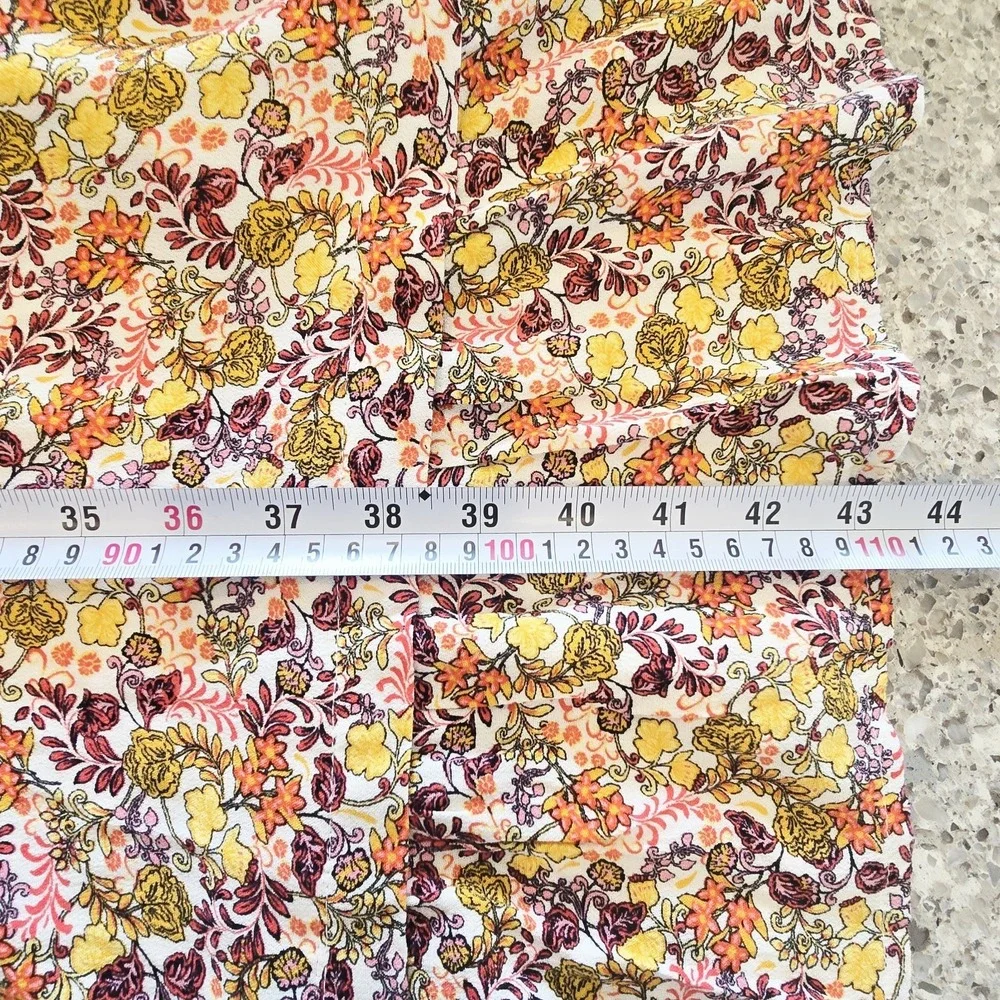 Old Navy Waist-Defined Flutter-Short‎ Sleeve Floral Mini Dress Pullover 3X.E176 - Picture 8 of 14
